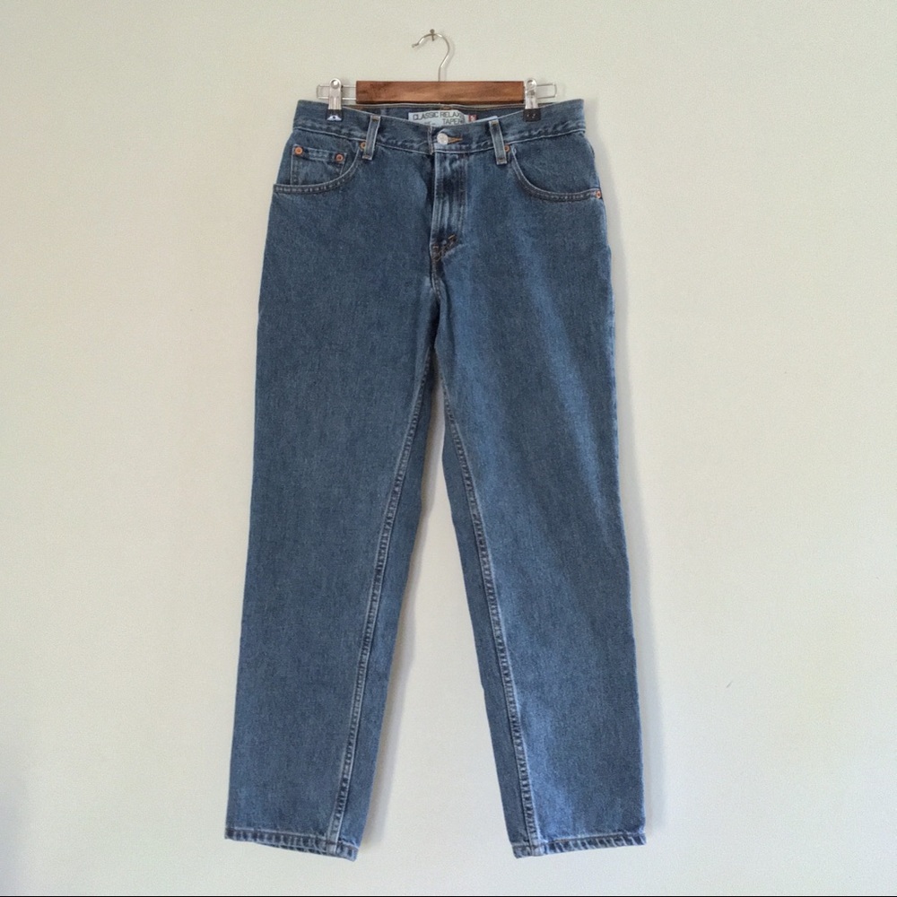 Vintage Levi's 550 High Waist Mom Jeans 12 SHORT